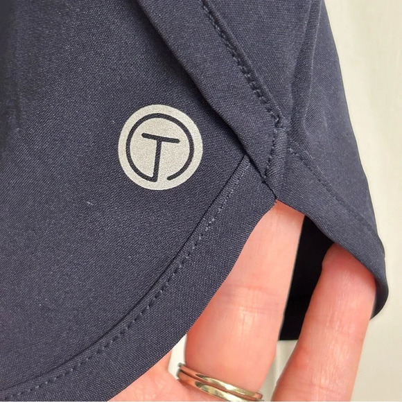 Talbots T By Talbots Active Stretch Woven Shorts Women’s Large In Indigo Blue - Picture 3 of 10